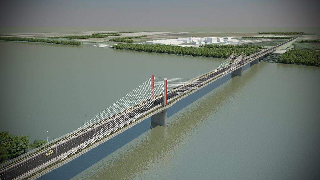 Elkezdődött a Kalocsa-Paks Duna-híd, a Duna huszadik magyarországi hídjának építése